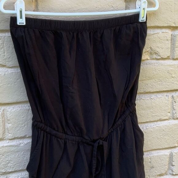 Take 50% OFF- Forever21 Strapless Black Jumpsuit, Size-S - Picture 2 of 6